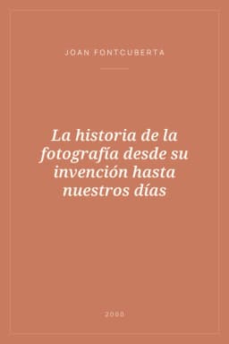 Portada de La historia de la fotografía desde su invención hasta nuestros días