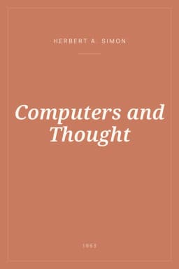 Portada de Computers and Thought