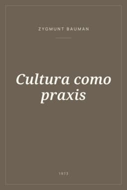 Portada de Cultura como praxis