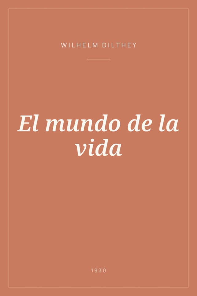Portada de El mundo de la vida
