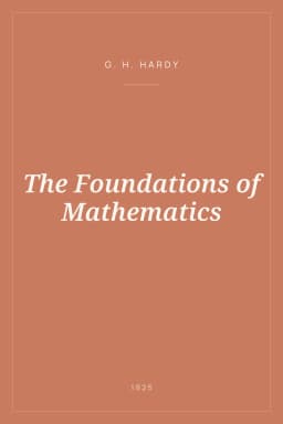 Portada de The Foundations of Mathematics
