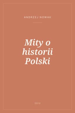 Portada de Mity o historii Polski