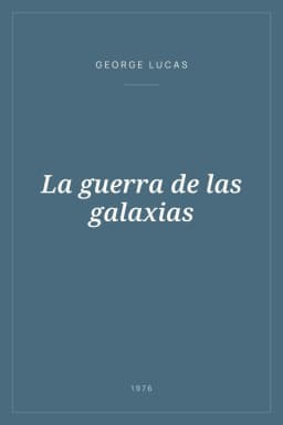 Portada de La guerra de las galaxias