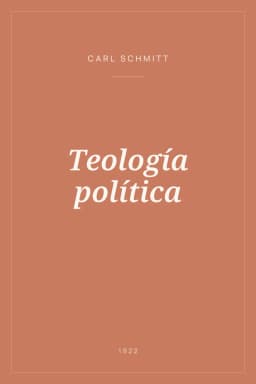 Portada de Teología política