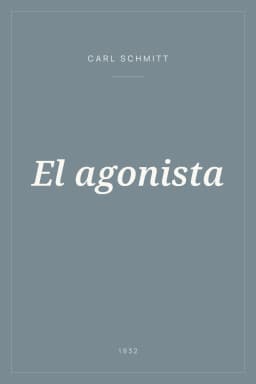 Portada de El agonista