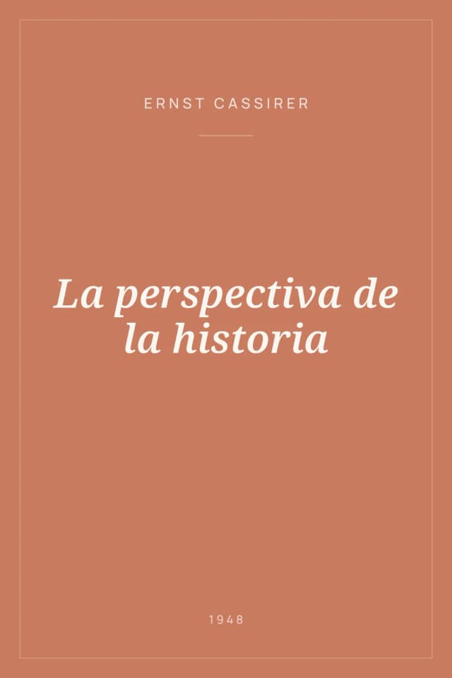 Portada de La perspectiva de la historia