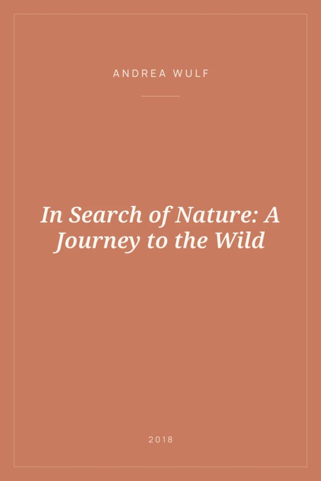 Portada de In Search of Nature: A Journey to the Wild