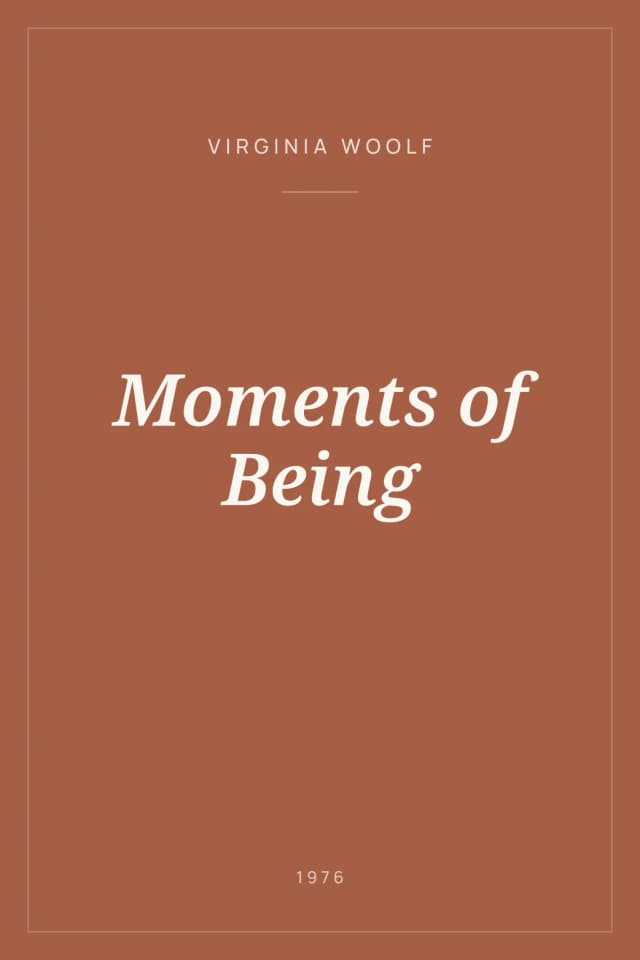 Portada de Moments of Being
