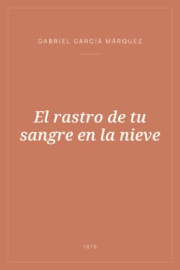 Portada de El rastro de tu sangre en la nieve
