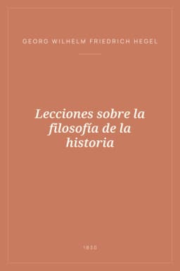 Portada de Lecciones sobre la filosofía de la historia