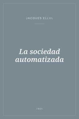 Portada de La sociedad automatizada