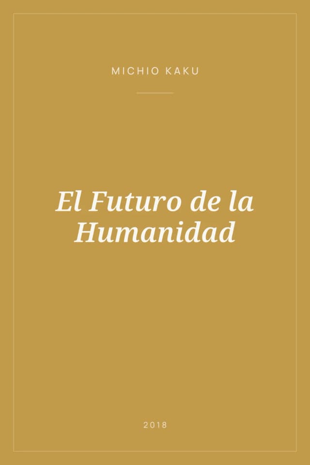 Portada de El Futuro de la Humanidad