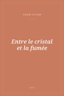 Portada de Entre le cristal et la fumée