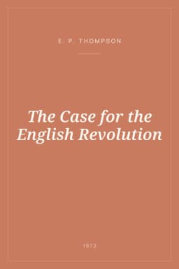 Portada de The Case for the English Revolution