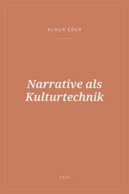 Portada de Narrative als Kulturtechnik