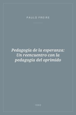 Portada de Pedagogía de la esperanza: Un reencuentro con la pedagogía del oprimido