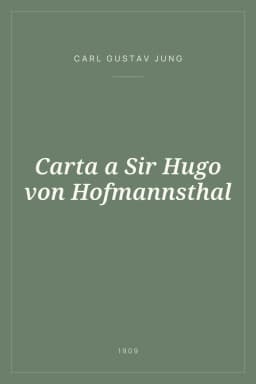 Portada de Carta a Sir Hugo von Hofmannsthal