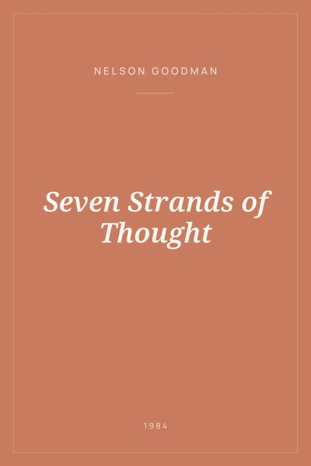 Portada de Seven Strands of Thought