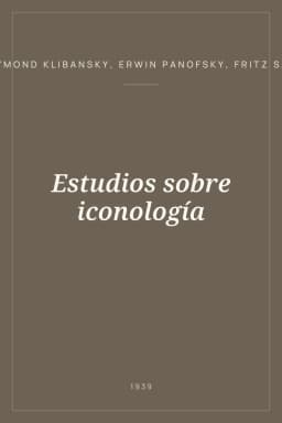 Portada de Estudios sobre iconología