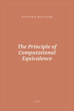 Portada de The Principle of Computational Equivalence