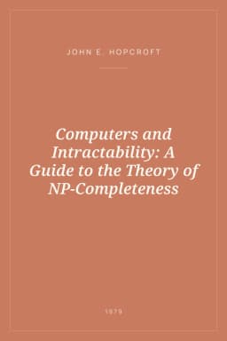 Portada de Computers and Intractability: A Guide to the Theory of NP-Completeness