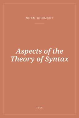Portada de Aspects of the Theory of Syntax