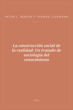Portada de La construcción social de la realidad: Un tratado de sociología del conocimiento