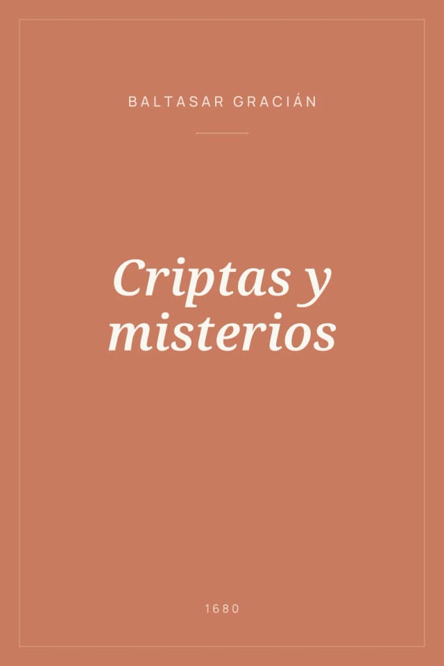 Portada de Criptas y misterios