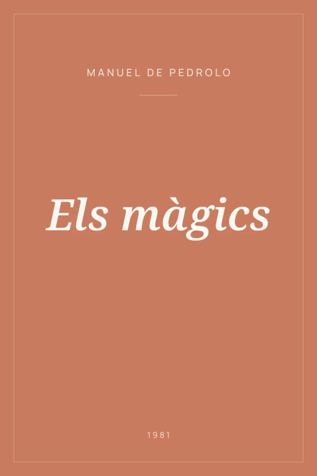 Portada de Els màgics