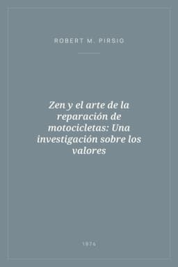 Portada de Zen y el arte de la reparación de motocicletas: Una investigación sobre los valores