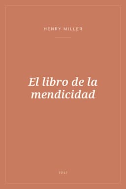 Portada de El libro de la mendicidad