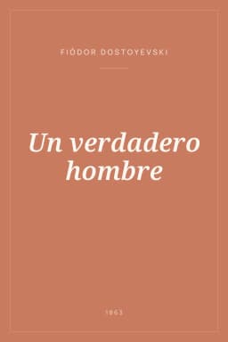 Portada de Un verdadero hombre