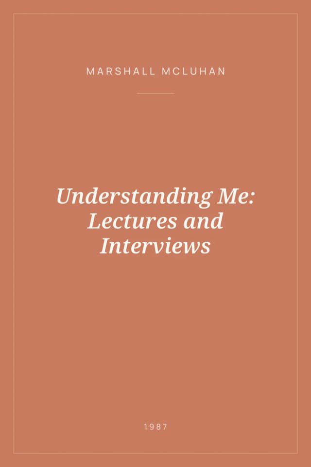 Portada de Understanding Me: Lectures and Interviews