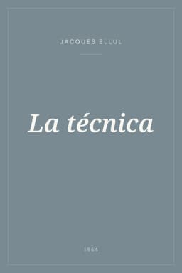 Portada de La técnica
