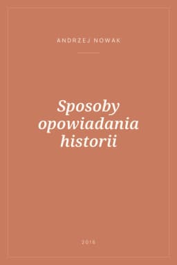Portada de Sposoby opowiadania historii