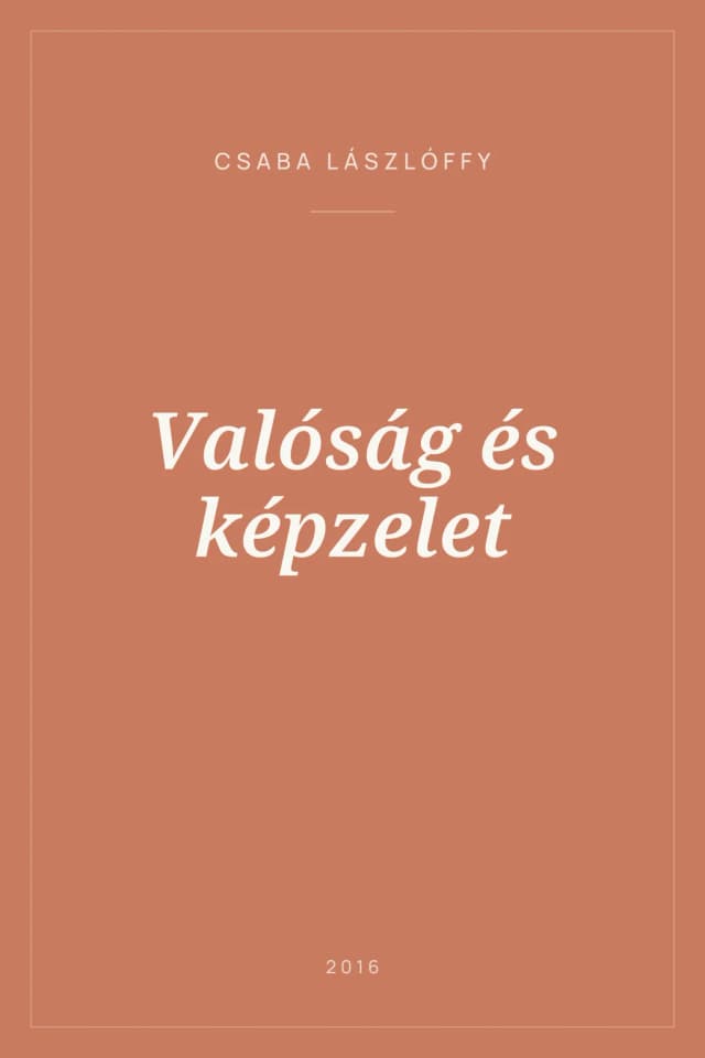 Portada de Valóság és képzelet