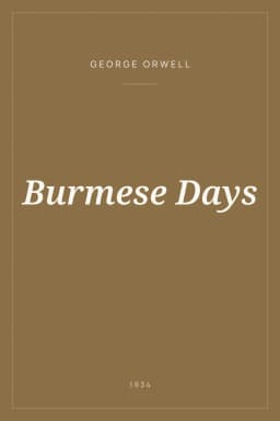 Portada de Burmese Days