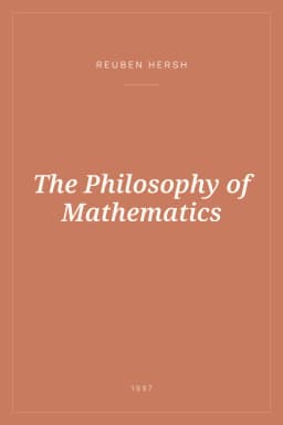Portada de The Philosophy of Mathematics