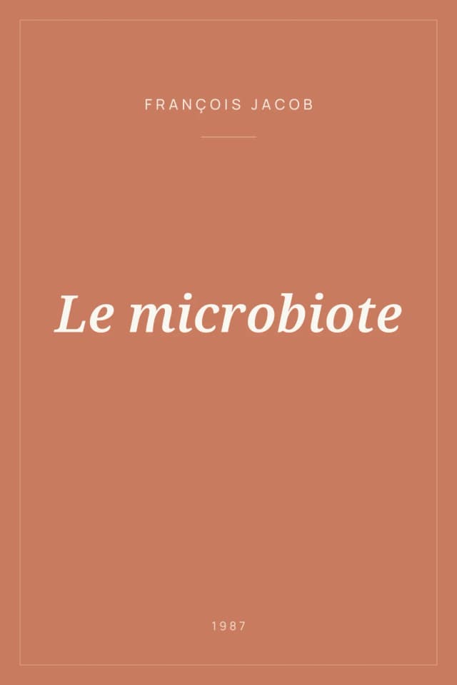 Portada de Le microbiote