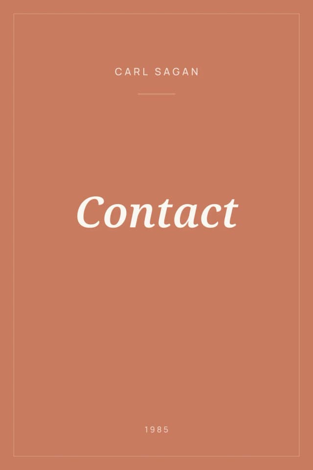 Portada de Contact
