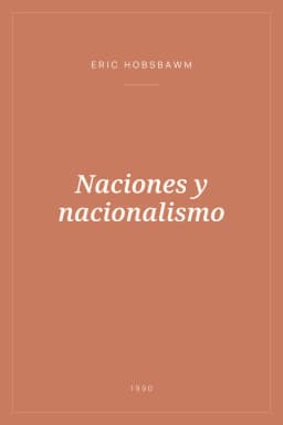 Portada de Naciones y nacionalismo