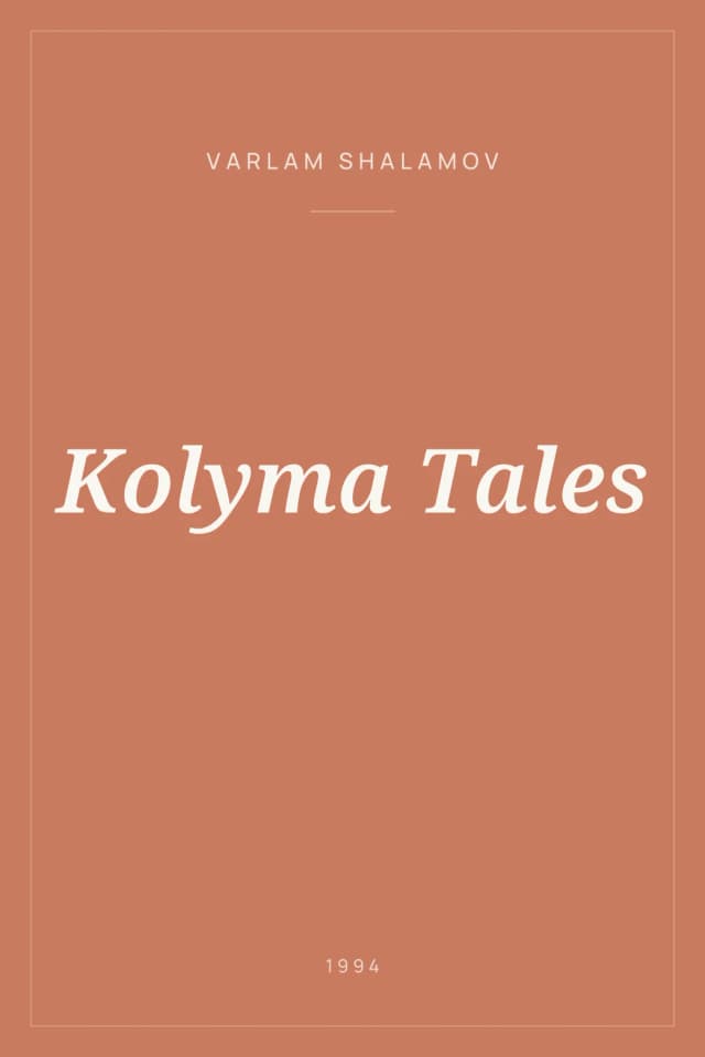 Portada de Kolyma Tales