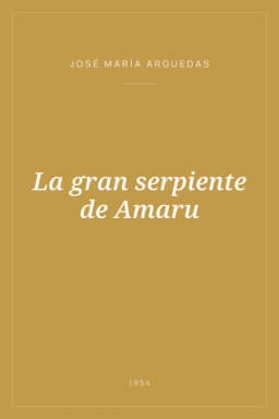 Portada de La gran serpiente de Amaru