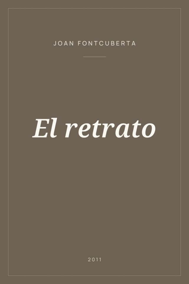 Portada de El retrato