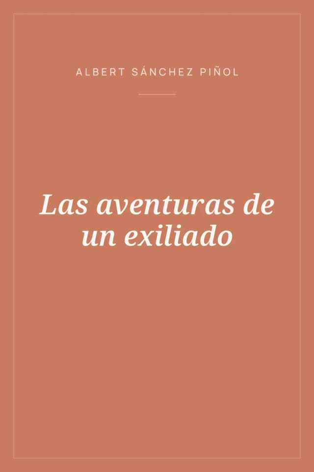Portada de Las aventuras de un exiliado