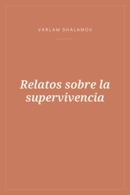 Portada de Relatos sobre la supervivencia