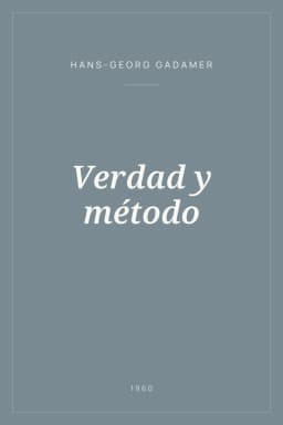 Portada de Verdad y método