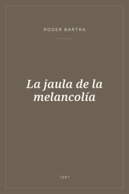 Portada de La jaula de la melancolía