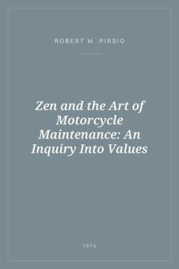 Portada de Zen and the Art of Motorcycle Maintenance: An Inquiry Into Values