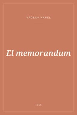 Portada de El memorandum